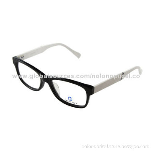 Unisex handmade acetate optical frames of customized logo available